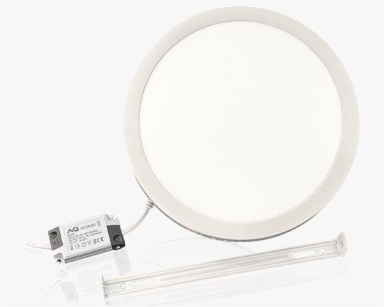 Led պանել կլոր արտաքին 18W-4K (N.W) - ի նկար