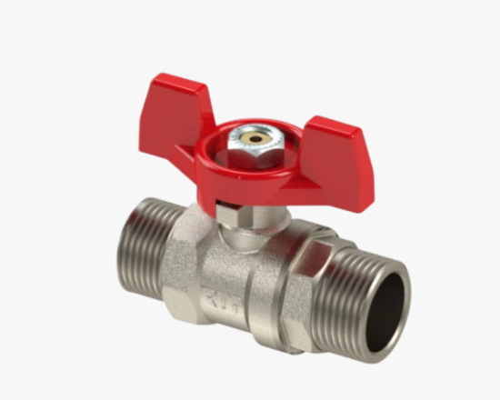 36171 Փական գնդիկավոր լատունե PN25 3/4'' արտաքին/արտաքին պարուրակով - ի նկար